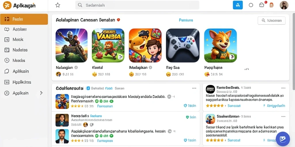 Tampilan antarmuka aplikasi yang menarik dan intuitif.