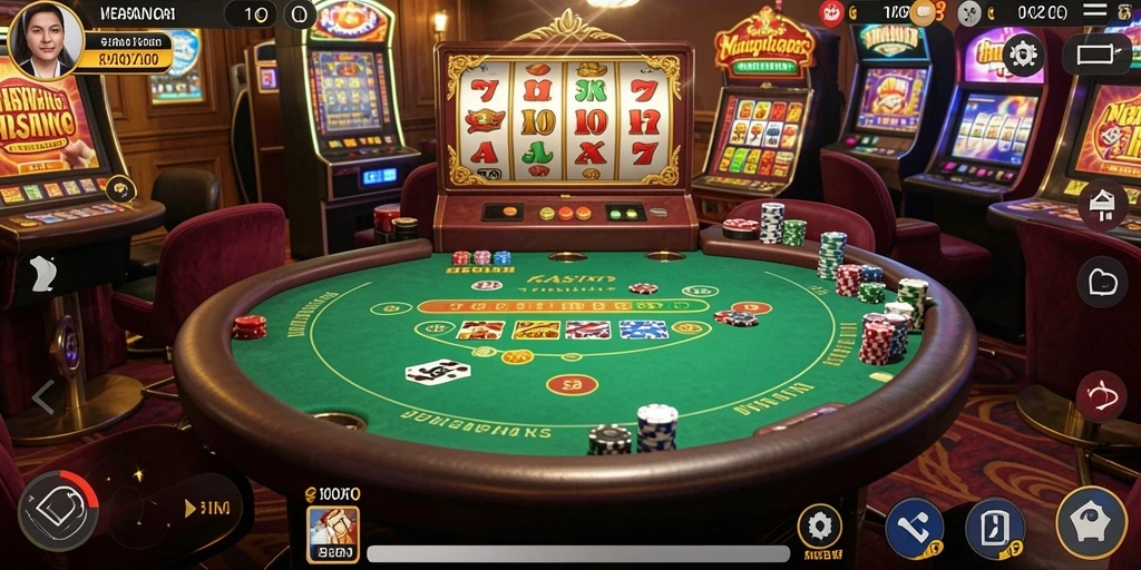 Tangkapan layar menampilkan aksi seru dalam game.