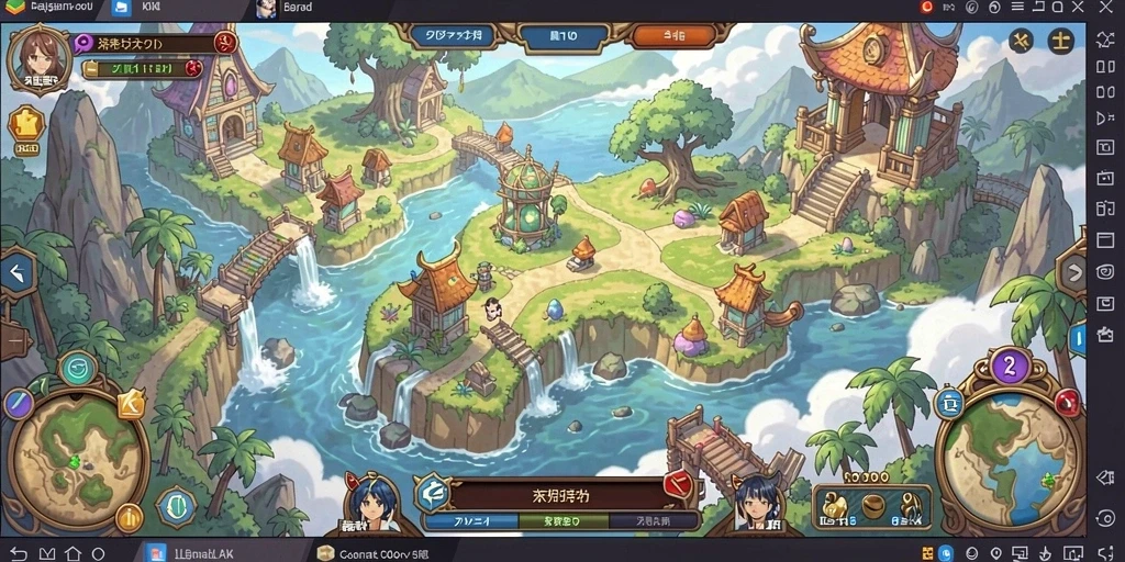 Tampilan awal game yang menarik dan mudah dinavigasi.