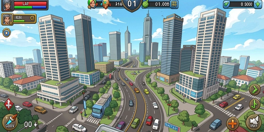 Tampilan utama aplikasi SENIOR4D yang menarik.