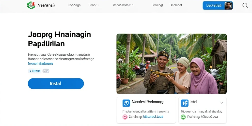 Tampilan awal permainan dengan karakter utama.