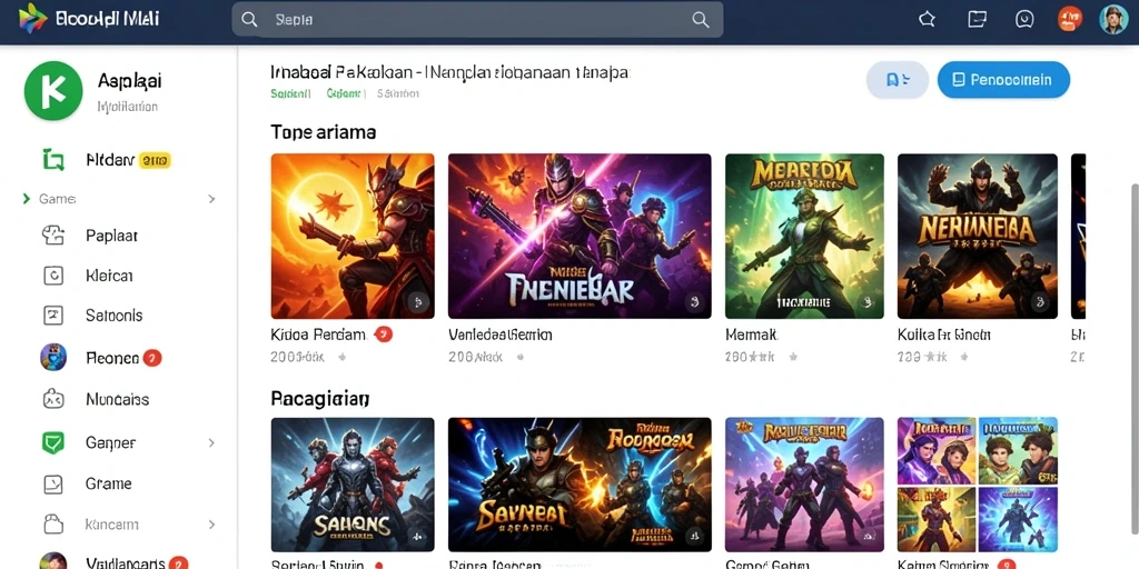Tampilan antarmuka yang menarik dan mudah digunakan.