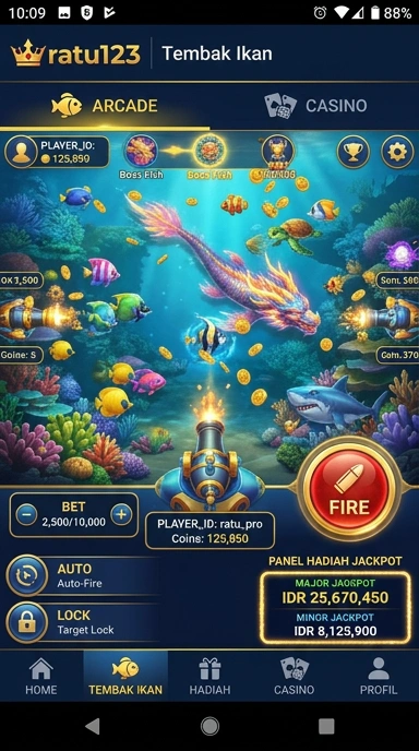 Galeri pratinjau visual ratu123 build APK resmi terbaru